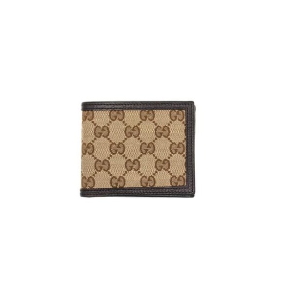 Gucci Monogram Bi-fold Dark Brown (Sku 3878) Wallet